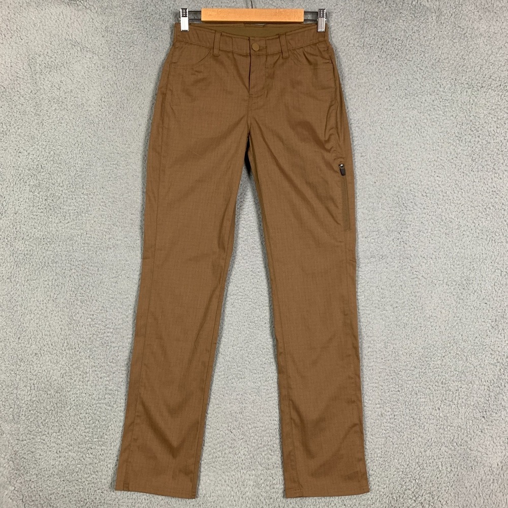 Under‎ Armour Enduro Pants Women's 2 Brown Ripstop Loose Fit Tactical Outdoor